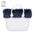 Nuovo Bordo borsa o bag in ecopelliccia Murmasky blu inverno 2018 2019