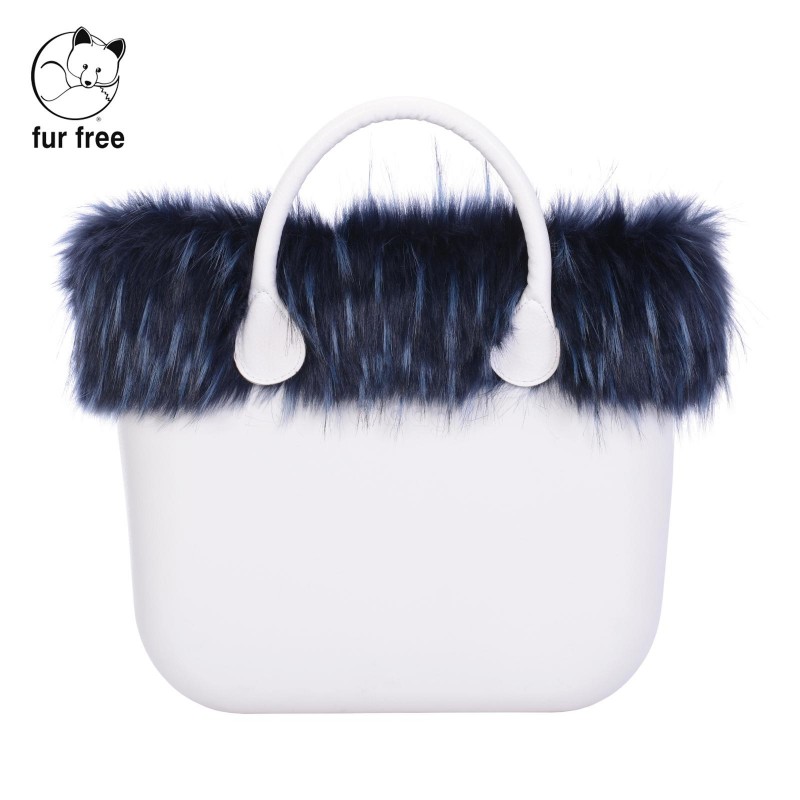 Nuovo Bordo borsa o bag in ecopelliccia Murmasky blu inverno 2018 2019