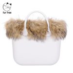 Nuovo Bordo borsa o bag in ecopelliccia Murmasky naturale inverno 2018 2019