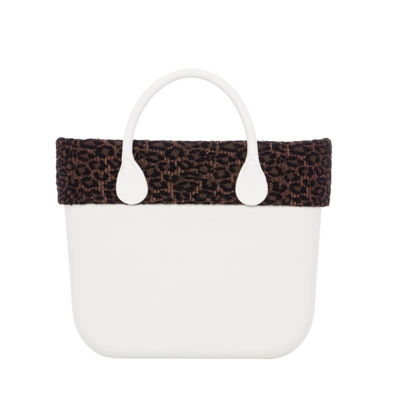 Nuovo bordo in tessuto leopardato flock inverno 2018 2019