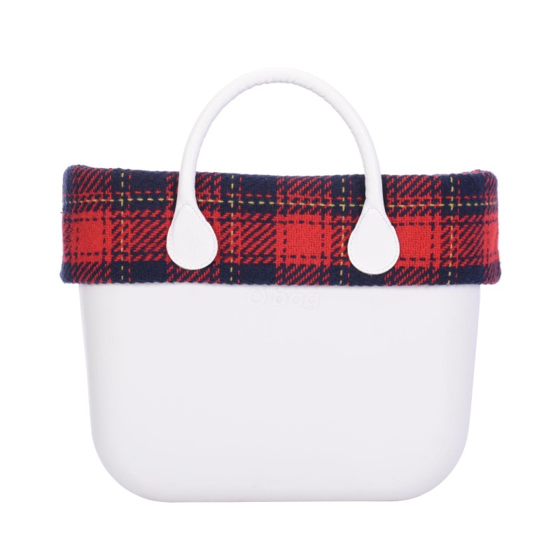 Nuovo bordo invernale O Bag in tessuto fantasia tartan wallace