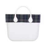 Nuovo bordo invernale O Bag in tessuto tartan fantasia allison