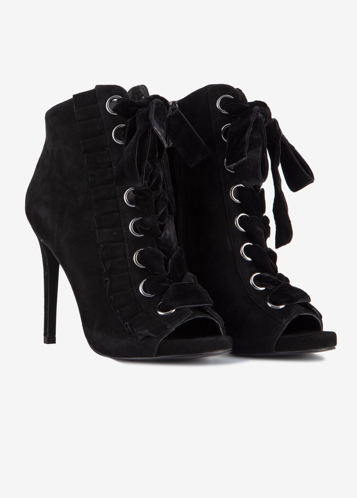 Stivaletti open toe stringati Liu Jo collezione inverno 2018 2019 mod Lim prezzo 179 euro