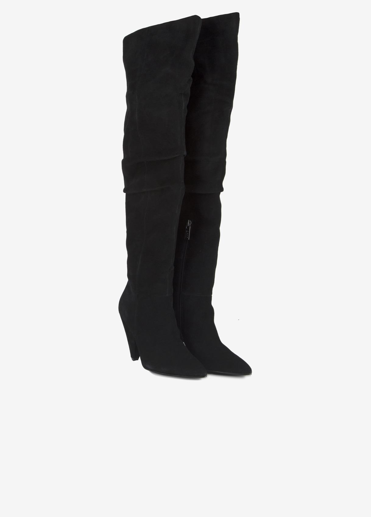 Stivali alti cuissardes Liu Jo in camoscio inverno 2018 2019 prezzo 289 euro mod Mily