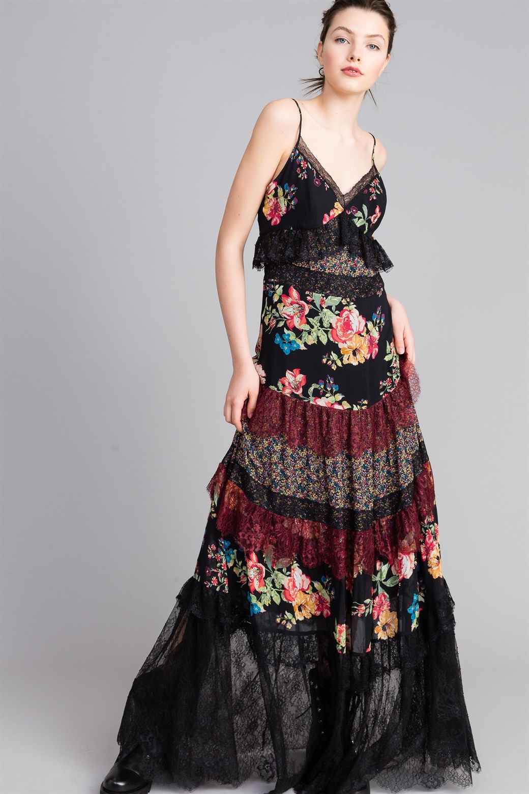 Twin Set Abito lungo collezione inverno 2018 2019 prezzo 498 euro