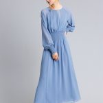 Vestito lungo a maniche lunghe Twin Set inverno 2018 2019 prezzo 178 euro