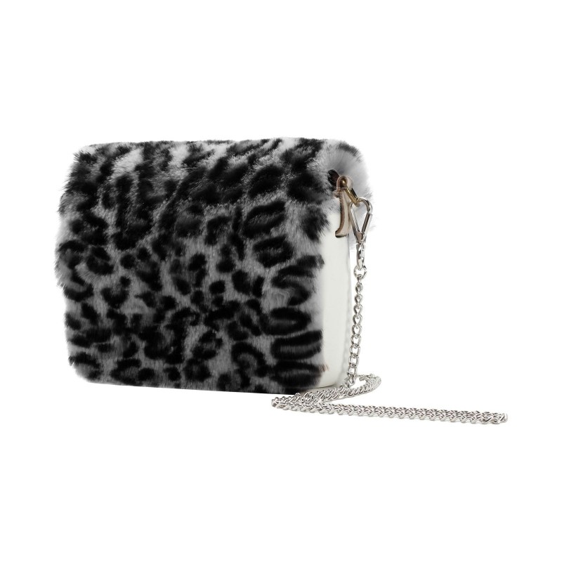 Borsa O Bag O Pocket con patta in ecolapin animalier inverno 2018 2019