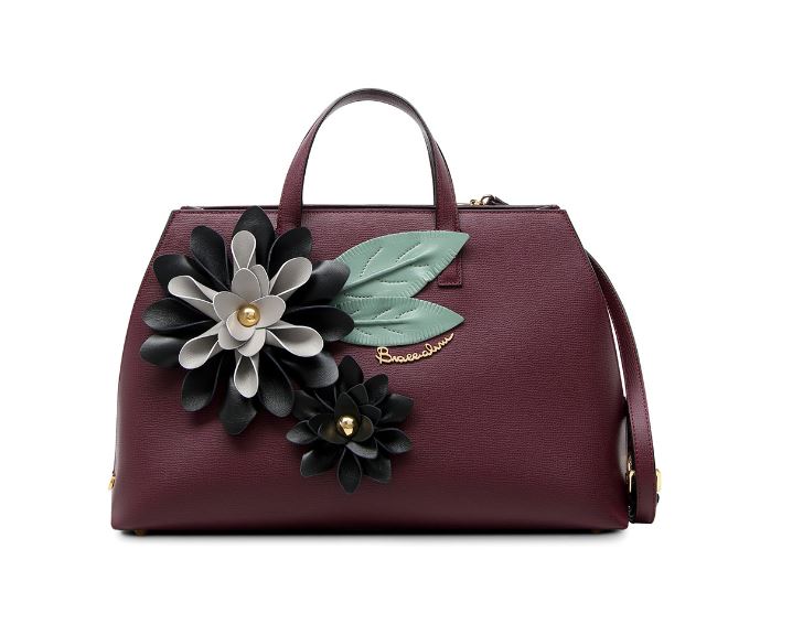 Braccialini borsa baueletto modello Zoe Flower prezzo 785 euro imverno 2019