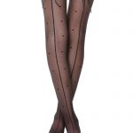 Calze Calzedonia a pois con riga posteriore catalogo inverno 2018 2019