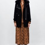 Cappotto biker con zip Zara prezzo 139 euro