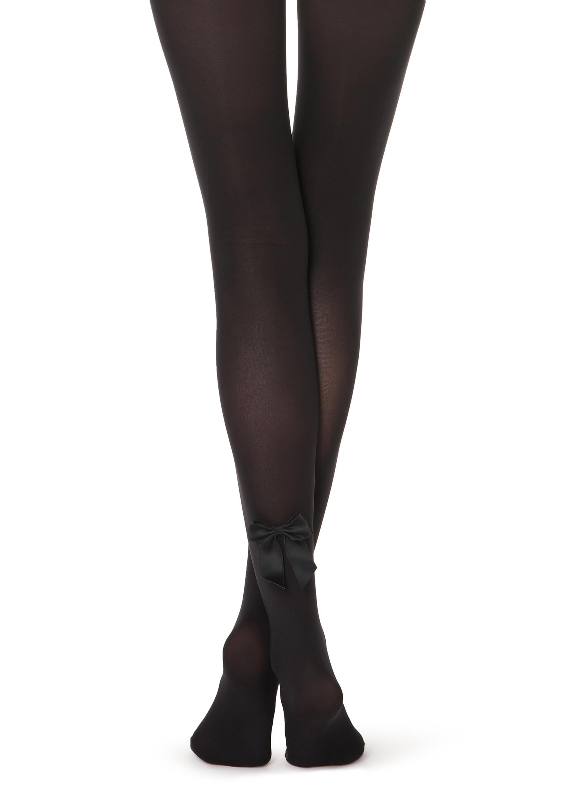 Collant con fiocco Calzedonia collezione inverno 2018 2019