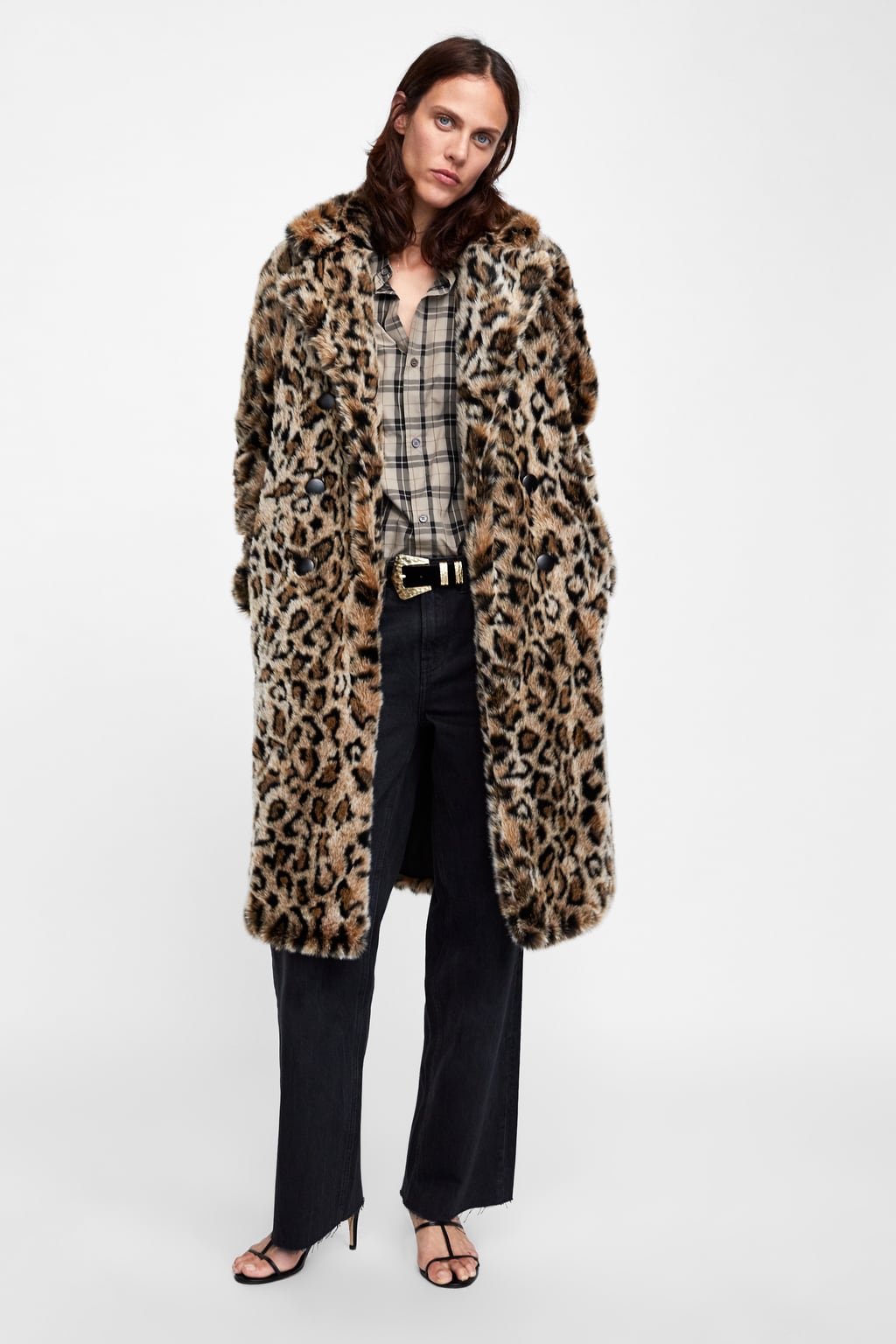 Eco pelliccia animalier Zara inverno 2019