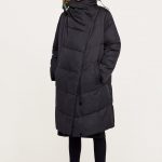 Giubbotto imbottito lungo con collo avvolgente Zara inverno 2018 2019