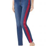 Jeans Calzedonia con bande laterali inverno 2018 2019