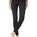 Jeans skinny Calzedonia con borchie inverno 2018 2019