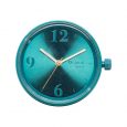 Meccanismo orologio o bag o clock great Number soleil verde acqua