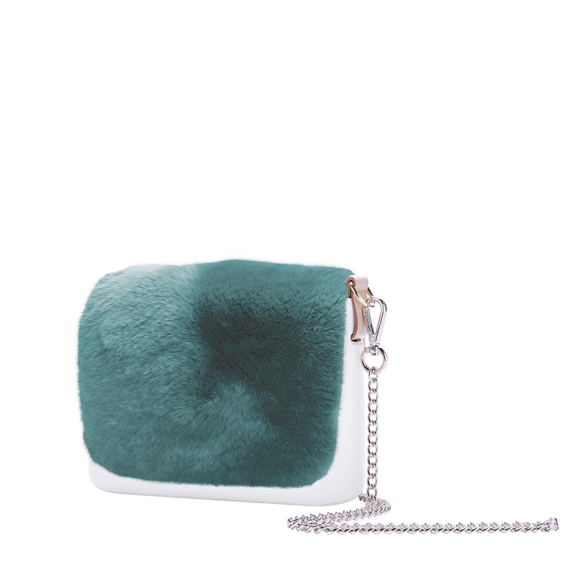 Nuova O Pocket con pattina in ecolapin colore ottanio inverno 2018 2019