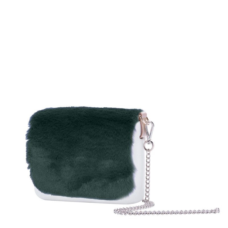 Nuova O Pocket con pattina in ecolapin verde bosco inverno 2018 2019