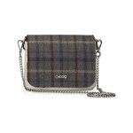 Nuova Pattina borsetta O Pocket tartan grigia inverno 2018 2019 prezzo 29 euro