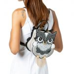 Nuovo Zaino linea Temi Braccialini Gufo inverno 2018 2019 prezzo 1470 euro