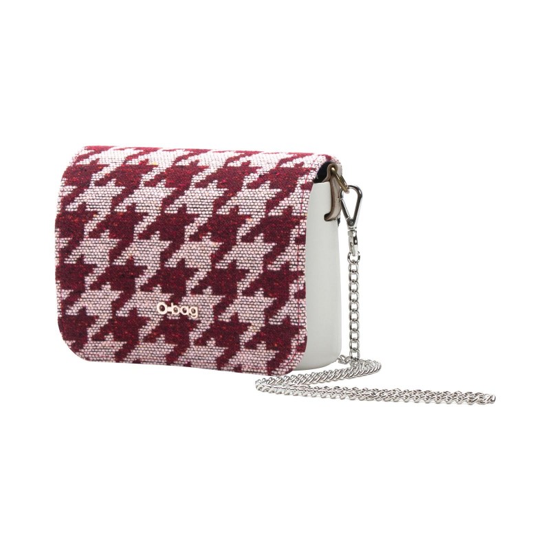 O Pocket di O Bag con pattina fantasia pied de poule