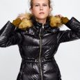 Piumino corto lucido Zara inverno 2018 2019