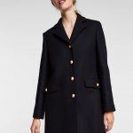 Zara cappotto con bottoni dorati inverno 2018 2019 prezzo 129 euro