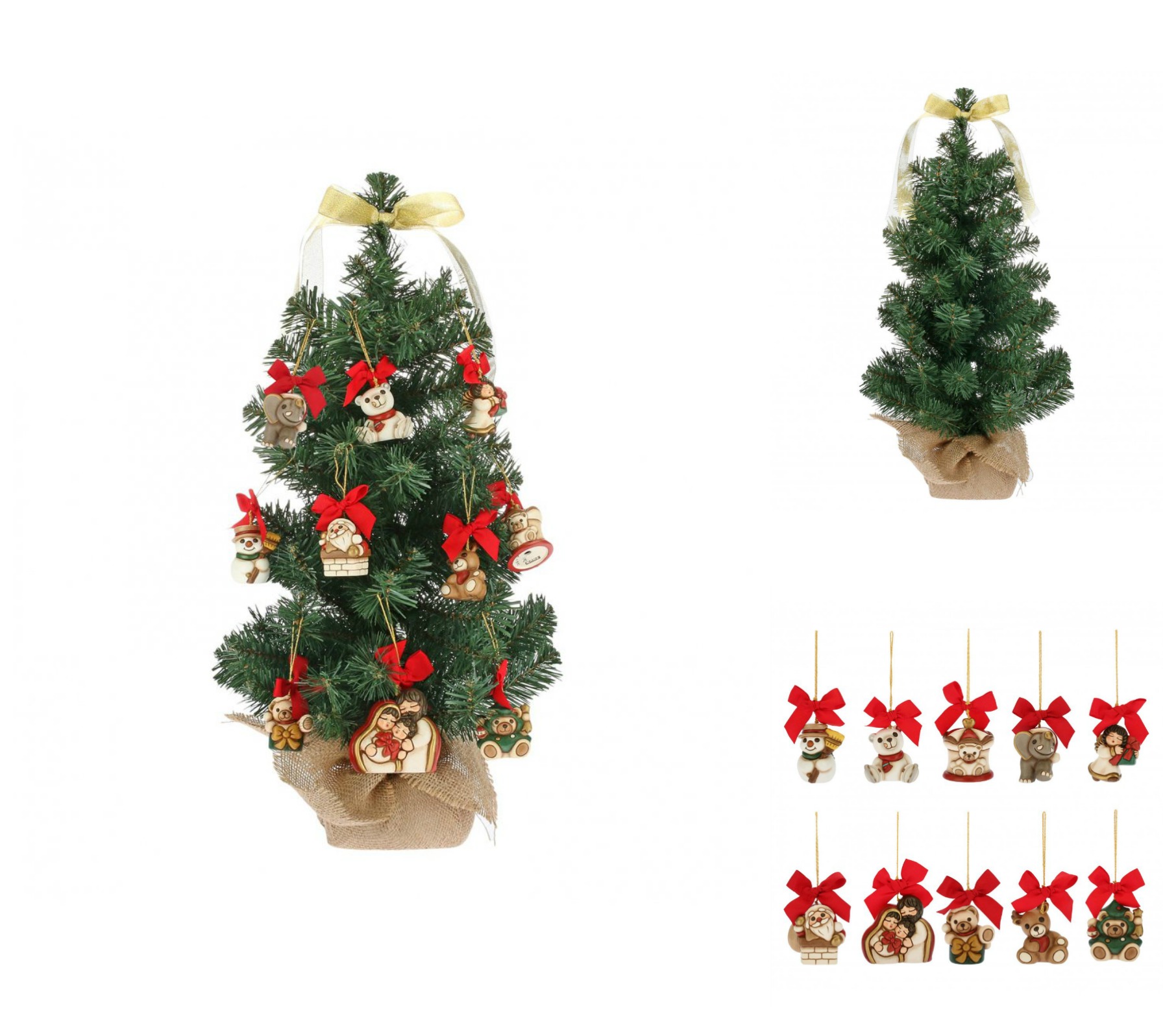 Albero di Natale 2018 Thun con addobbi in ceramica