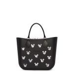 Borsa O Bag nera con icone di Topolino prezzo 108 euro