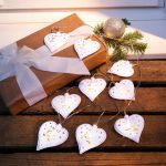 Filo luci Natalizie a Led con cuori traforati