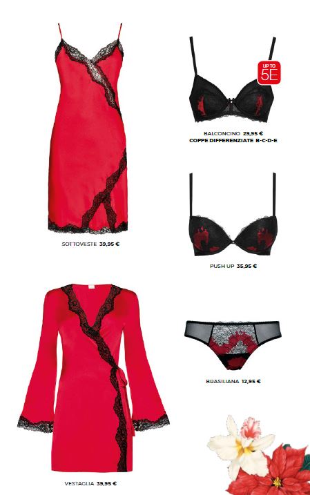 Foto catalogo Yamamay Natale 2018