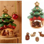 Mini presepe Thun con albero di Natale