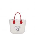 O Bag Mini bianca con Topolino prezzo 108 euro