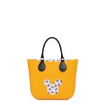 O Bag Mini giallo curry con Topolino prezzo 108 euro