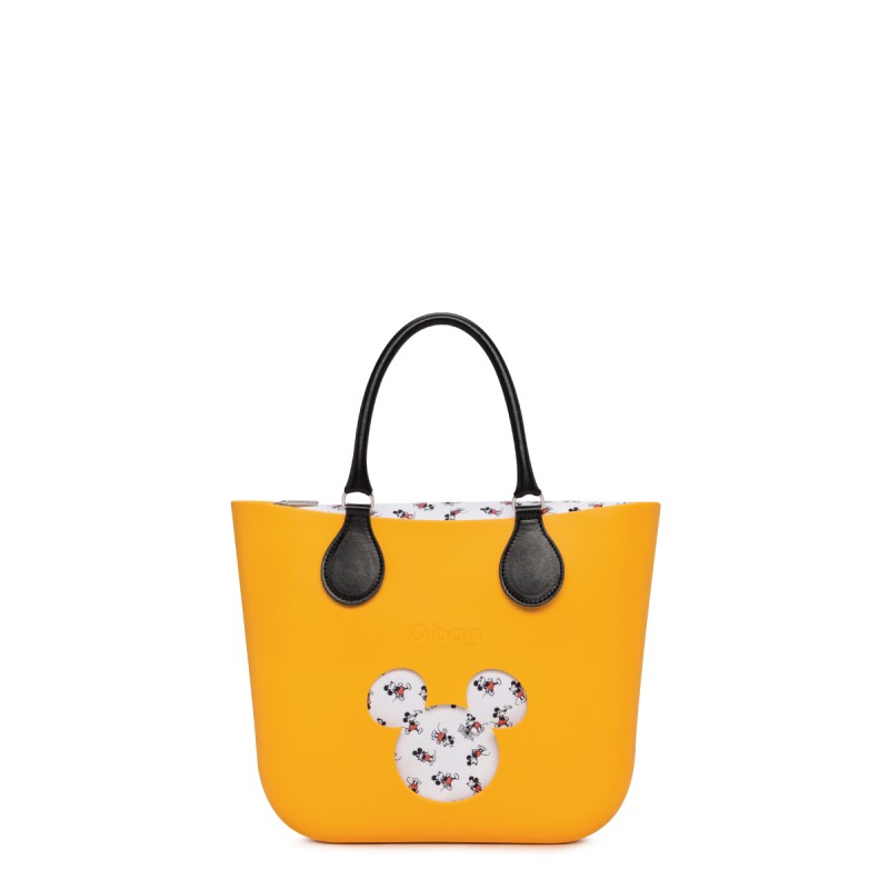 O Bag Mini giallo curry con Topolino prezzo 108 euro