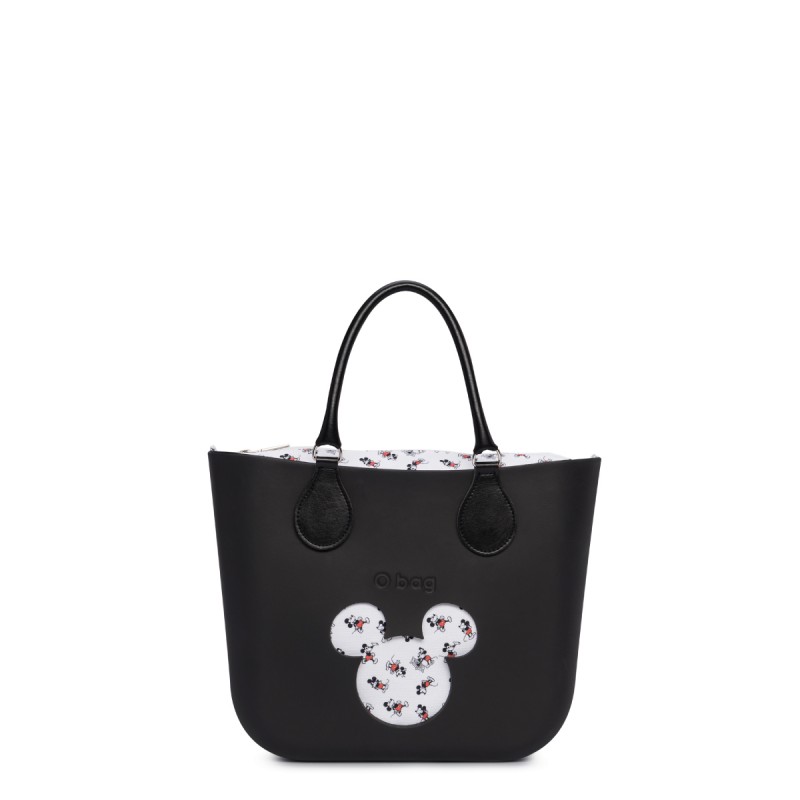 O Bag Mini nera con Topolino prezzo 108 euro
