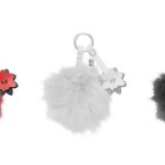 Pom Pom O bag in ecovolpe con fiore