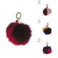 Pom Pom di O Bag in ecovolpetta multicolor