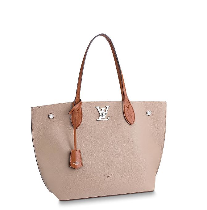 Borsa Louis Vuitton Lock me go beige