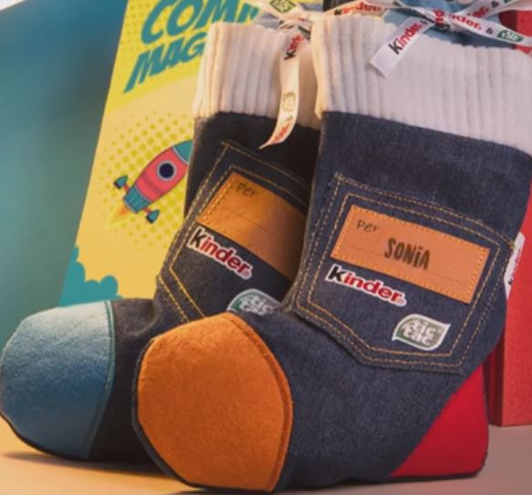 Calze Befana Kinder in denim