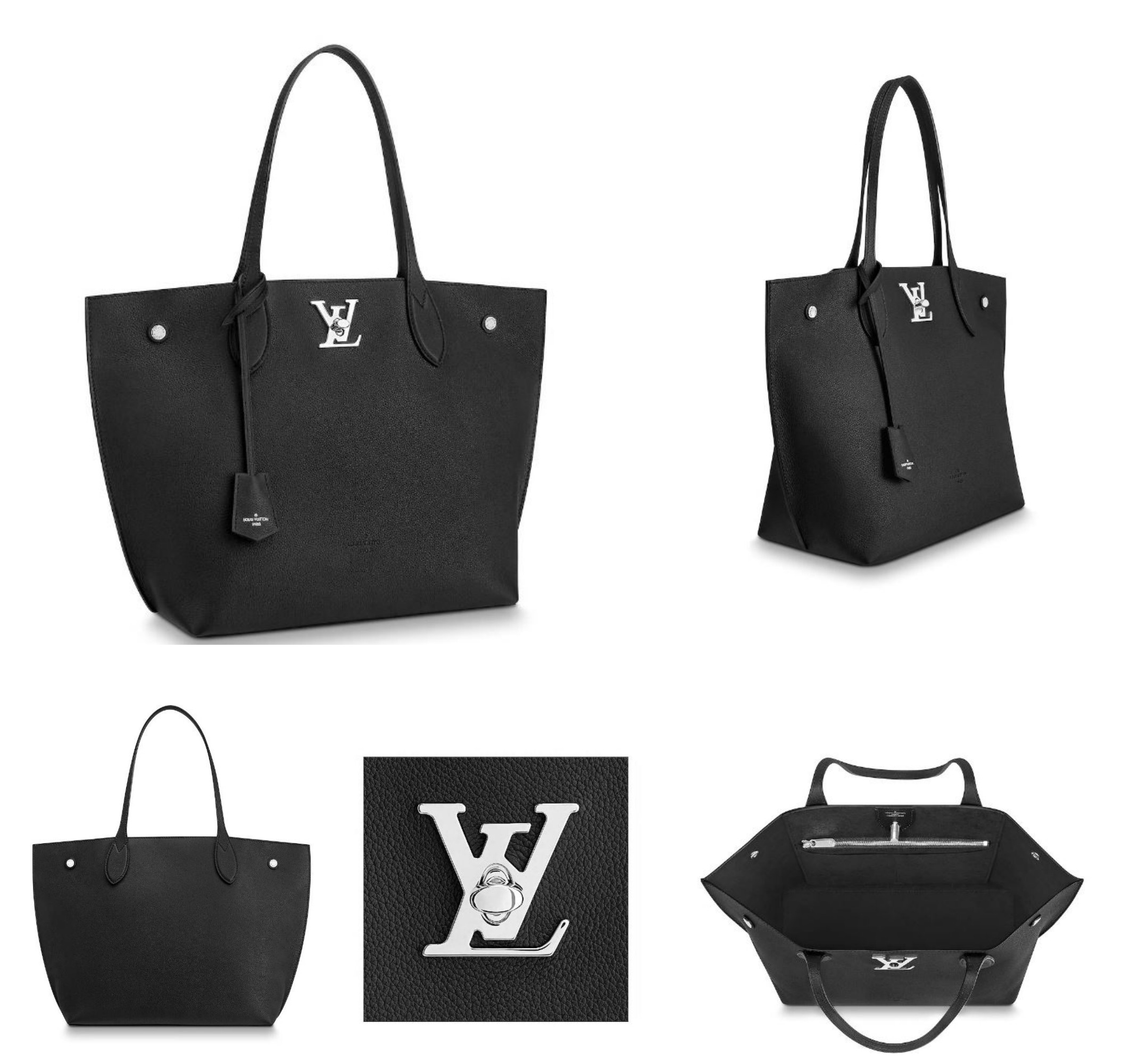 Capiente borsa da giorno Louis Vuitton Lock Me Go Inverno 2019