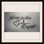 Foto tatuaggio in memoria persona cara scomparsa