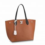 Louis Vuitton borsa Lock me go caramello