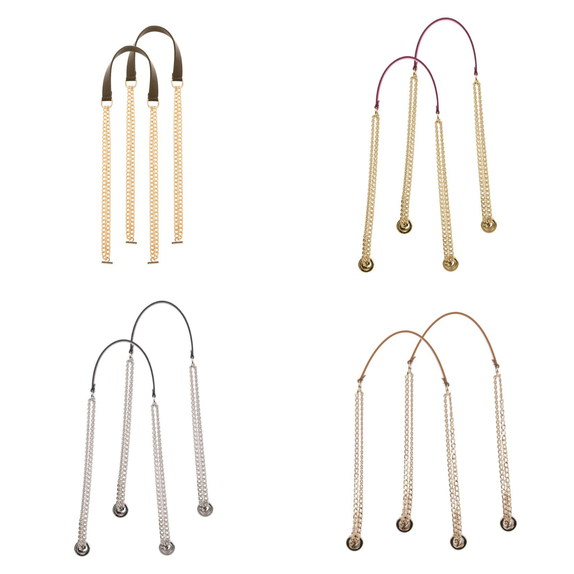 Manici lunghi borse O Bag con catena