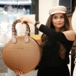 Nuova Borsa O Bag Twist Cocco color sabbia