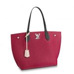 Nuova borsa Louis Vuitton Lock Me Go colore vinaccia