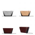 Nuove clutch O Bag Sheen prezzo 62 euro con scocca e pattina di colori diversi