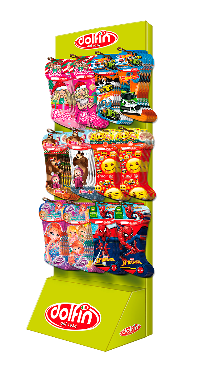 Personaggi Calze della Befana 2019 Dolfin