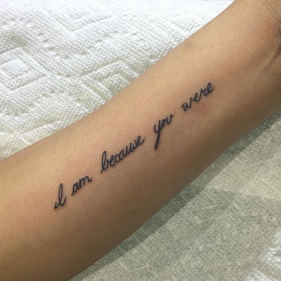 Tatuaggio in memoria persona defunta