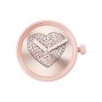 Meccanismo O Clock Sparkling heart cipria per orologio O Bag